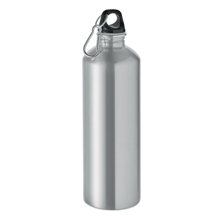 Gourde personnalisable 1 L en inox recyclé Re-One Moss Argent mat
